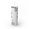 Dragonfly (Design 87) - 20oz Straight Tumbler w/ Straw - Image 4