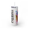 Dog Pitbull - 20oz Straight Tumbler w/ Straw - Image 4