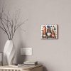 Happy Holidays Gnomes (Design 14) - 10x8 Canvas Art Print - Image 4