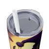 Halloween Baby Highland Cow (Design 1) - 20oz Straight Tumbler w/ Straw - Image 6