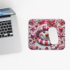 3D Snowman (Design 13) - 9x8 Mouse Pad - Image 4