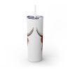 Highland Cow (Design 23) - 20oz Straight Tumbler w/ Straw - Image 4