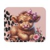 Adorable Baby Highland Cow (Design 44) - 9x8 Mouse Pad