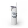 Dragonfly (Design 87) - 20oz Straight Tumbler w/ Straw - Image 3