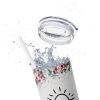 Only Morning Person On Christmas - 20oz Straight Tumbler w/ Straw - Image 7