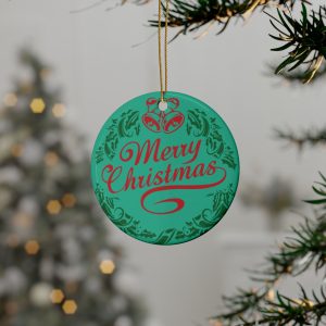 Merry Christmas Ceramic ORNAMENTS