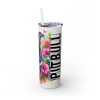 Dog Pitbull - 20oz Straight Tumbler w/ Straw - Image 5
