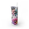 Bee Affirmation - 20oz Straight Tumbler w/ Straw - Image 3