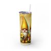 Golden Gnomes - 20oz Straight Tumbler w/ Straw - Image 3