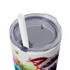 Dog Pitbull - 20oz Straight Tumbler w/ Straw - Image 6