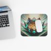 Fantasy Jeweled Flower Gemstones - 9x8 Mouse Pad - Image 4
