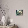 Floral Flowers (Design 90) -  10x8 Canvas Art Print - Image 4