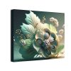 Floral Flowers (Design 90) -  10x8 Canvas Art Print