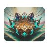 Fantasy Jeweled Flower Gemstones - 9x8 Mouse Pad