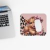 Adorable Baby Highland Cow (Design 44) - 9x8 Mouse Pad - Image 4