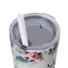 Only Morning Person On Christmas - 20oz Straight Tumbler w/ Straw - Image 6