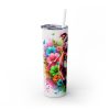 Dog Pitbull - 20oz Straight Tumbler w/ Straw - Image 3