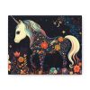 Whimisical Unicorn (Design 23) - 10x8 Canvas Art Print - Image 2