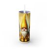 Golden Gnomes - 20oz Straight Tumbler w/ Straw - Image 2
