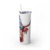 Highland Cow (Design 23) - 20oz Straight Tumbler w/ Straw - Image 5