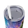 Christmas Gingerbread (Design 1) - 20oz Straight Tumbler w/ Straw - Image 6
