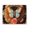 Butterfly (Design 2) - 10x8 Canvas Art Print - Image 2