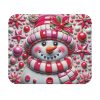 3D Snowman (Design 13) - 9x8 Mouse Pad