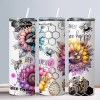Bee Affirmation - 20oz Straight Tumbler w/ Straw