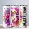 Dog Labrador Retriever - 20oz Straight Tumbler w/ Straw