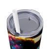 Pisces (Black Woman) - 20oz Straight Tumbler w/ Straw - Image 6
