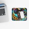 Pisces (Black Woman) - 9x8 Mouse Pad - Image 4