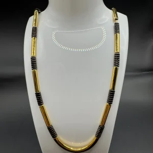 Vtg Monet Gold Tone Classic Twisted Rope Chain 55" Necklace
