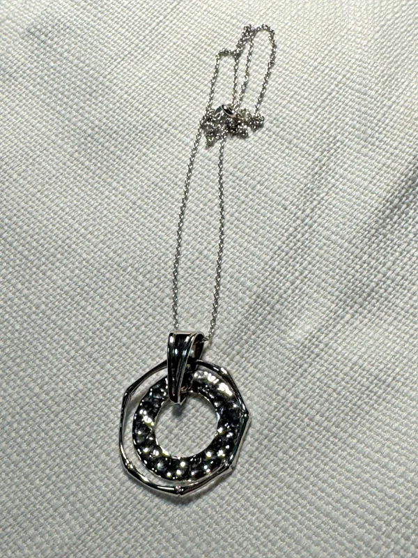 Vtg ATI Modernist Pendant 925 Sterling Silver Mexico Athra Trading 18" Necklace