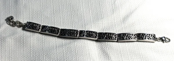 Brighton Deco Lace Scroll Link 7" Bracelet RETIRED