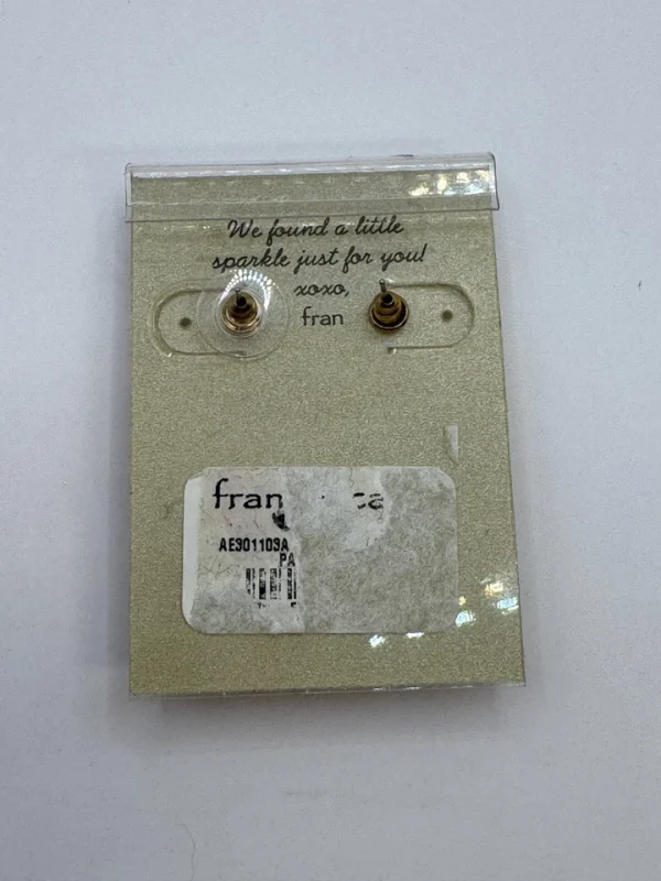 Francesca’s Teardrop Opalite Crystal Earrings