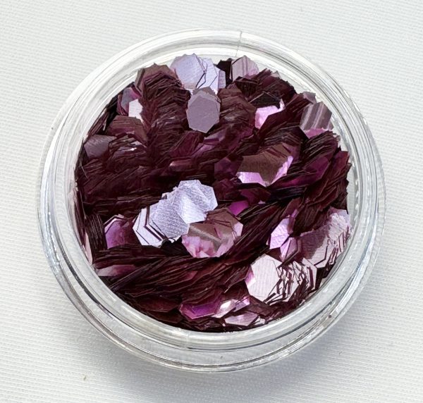 Lilac Lepidolite 1/8" (3mm 0.125") Super Chunky Glitter (1 oz)