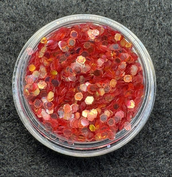 Fire Opal 1/16" (1.5mm 0.060") Chunky Glitter (1 oz)
