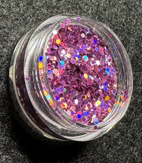 Pink Opal 1/24" (1mm 0.040") Medium Glitter (1 oz) - Image 2