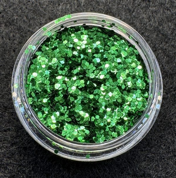 Galactic Green 1/32" (0.8mm, 0.031") Regular Fine Glitter (1 oz)