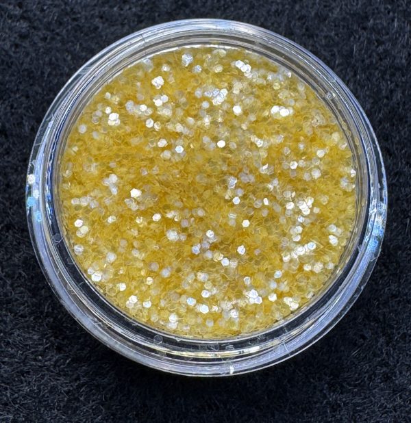 Yellow Sapphire 1/40" (0.6mm, 0.025") Fine Glitter (1 oz)