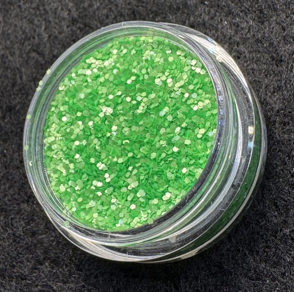 Neon Peridot 1/40" (0.6mm, 0.025") Fine Glitter (1 oz) - Image 2