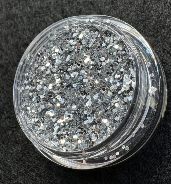 Silver Ore 1/40" (0.6mm, 0.025") Fine Glitter (1 oz) - Image 3