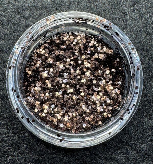 Bronze Hematite 1/40" (0.6mm, 0.025") Fine Glitter (1 oz)