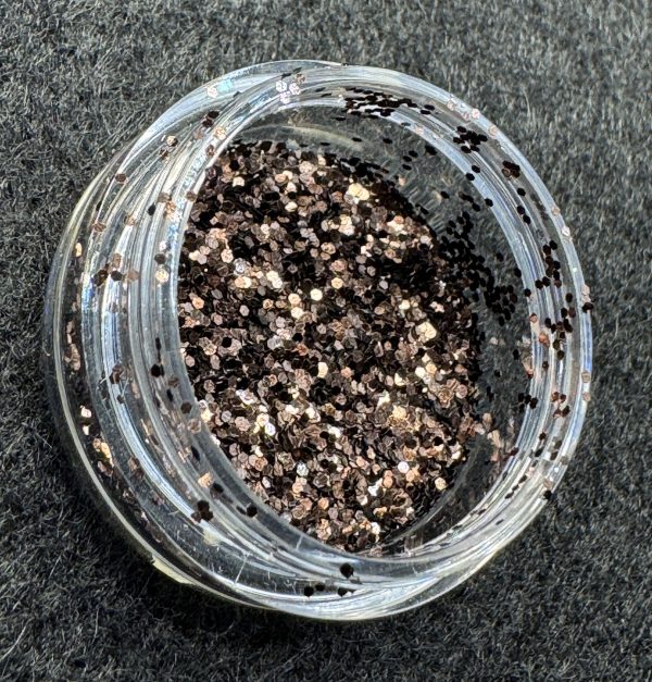Bronze Hematite 1/40" (0.6mm, 0.025") Fine Glitter (1 oz) - Image 2