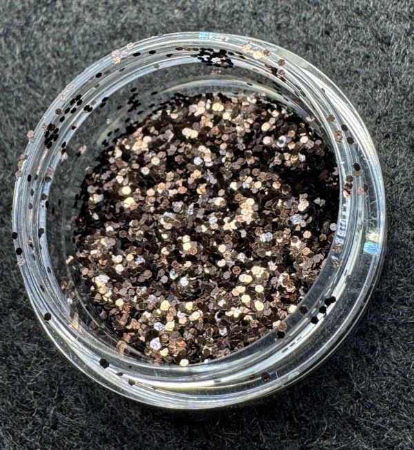 Bronze Hematite 1/40" (0.6mm, 0.025") Fine Glitter (1 oz) - Image 3