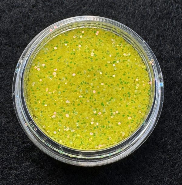 Nova Yellow 1/64" (0.4mm, 0.0156"): Extra Fine Glitter (1 oz)