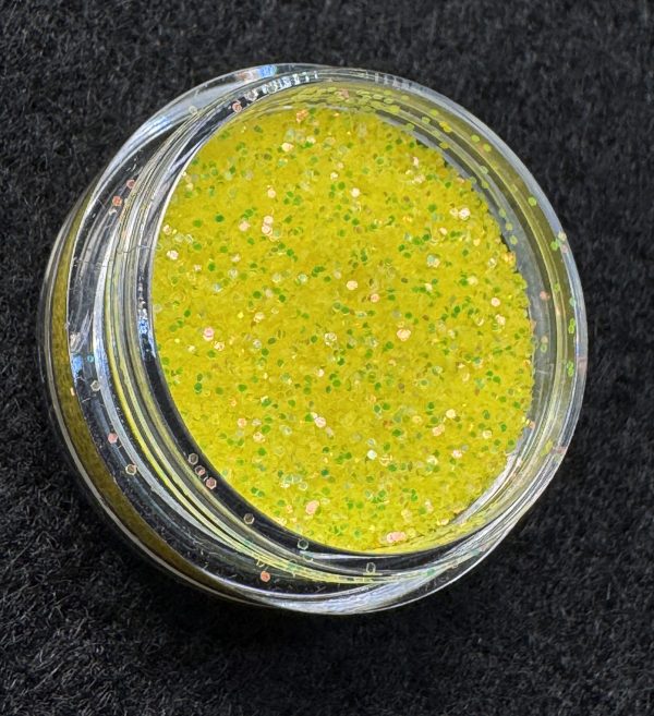 Nova Yellow 1/64" (0.4mm, 0.0156"): Extra Fine Glitter (1 oz) - Image 2