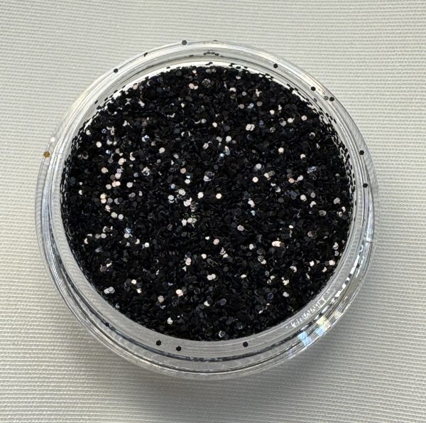Starry Onyx 1/64" (0.4mm, 0.0156"): Extra Fine Glitter (1 oz)