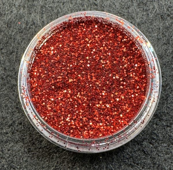 Ruby Red 1/96" (0.26mm, 0.0104") Ultra Fine Glitter (1 oz)
