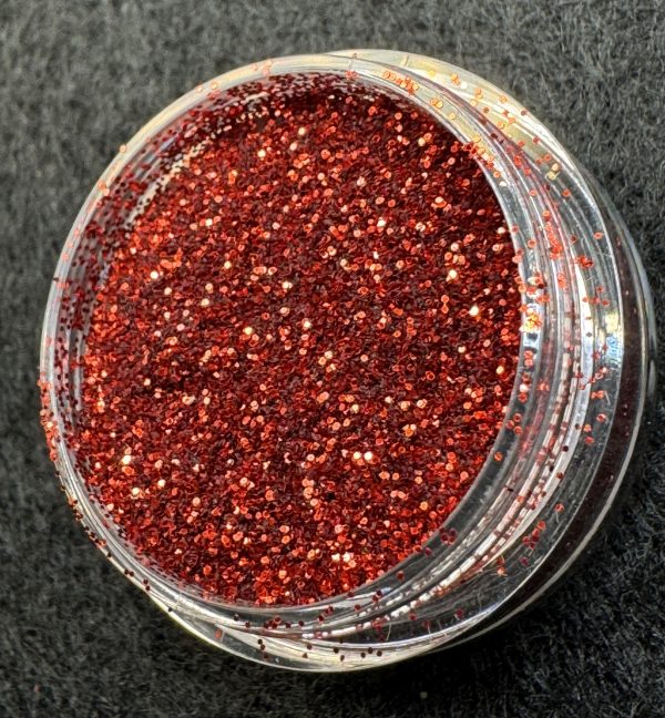 Ruby Red 1/96" (0.26mm, 0.0104") Ultra Fine Glitter (1 oz) - Image 2